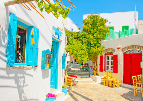 chora village amorgos taverne cyclade grece monplanvoyage