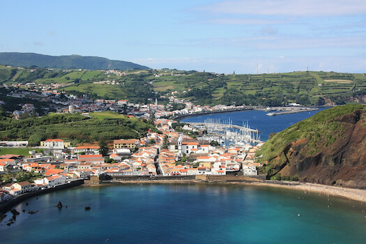 faial horta baie vue archipel portugal acores monplanvoyage