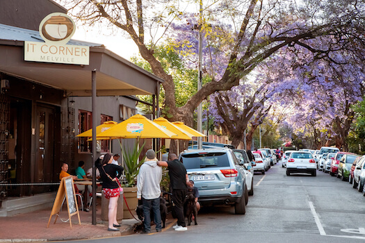 melville johannesbourg quartier chic bobo resto afrique du sud monplanvoyage