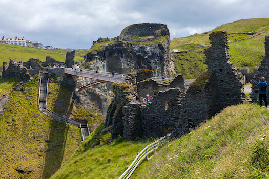 cornouailles chateau tintagel arthur legende angleterre royaume uni monplanvoyage