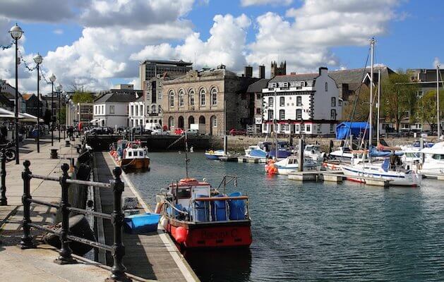 plymouth port bateau mer cote anglaise riviera royaume uni monplanvoyage