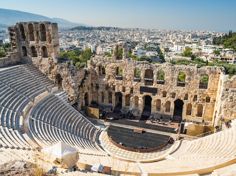acropole athenes odeon theatre culture grece monplanvoyage