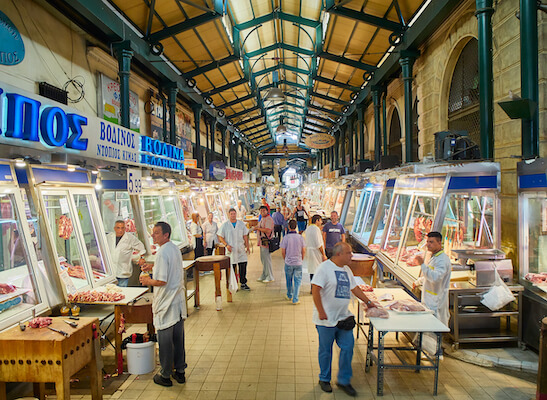 athenes marche central market food cuisine grece monplanvoyage