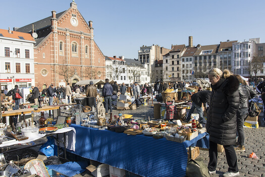 bruxelles quartier puces vintage marche belgique monplanvoyage