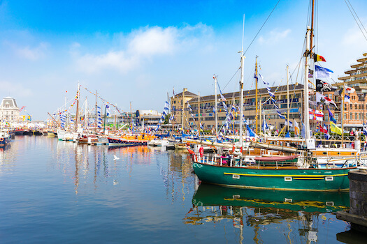 ostende port bateau belgique monplanvoyage