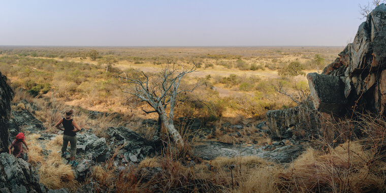 savuti colline paysage flore vue botswana monplanvoyage