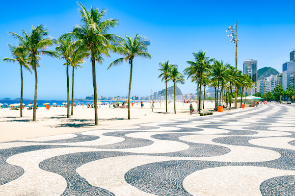 copacabana promenade mosaique rio de janeiro bresil monplanvoyage