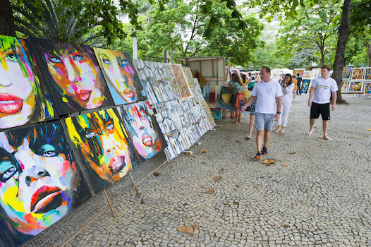 rio de janeiro place osorio art artisanat bresil monplanvoyage