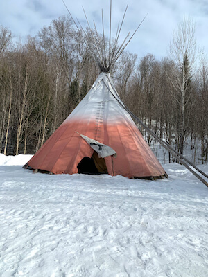 parc mahikan tipi neige hiver quebec canada monplanvoyage