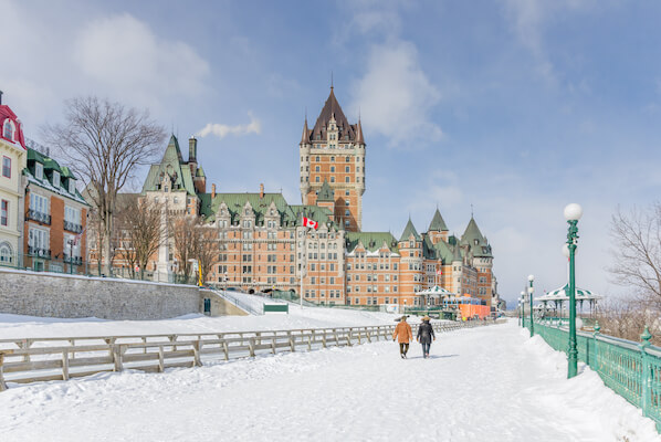 quebec ville hiver neige promenade canada monplanvoyage