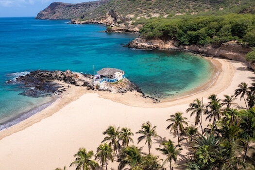 santiago plage beach eau turquoise cap vert monplanvoyage