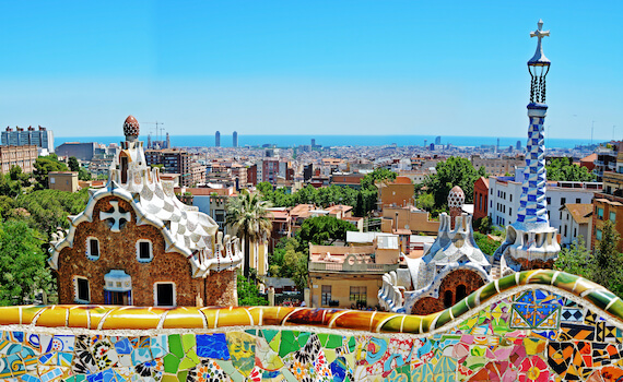 barcelone gaudi architecture parc guell catalogne monplanvoyage