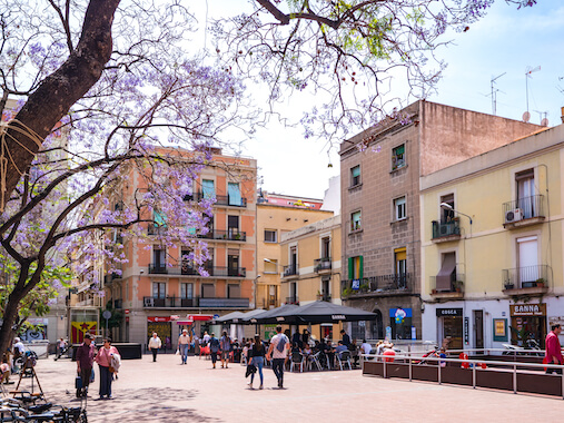 barcelone gracia quartier place catalogne monplanvoyage