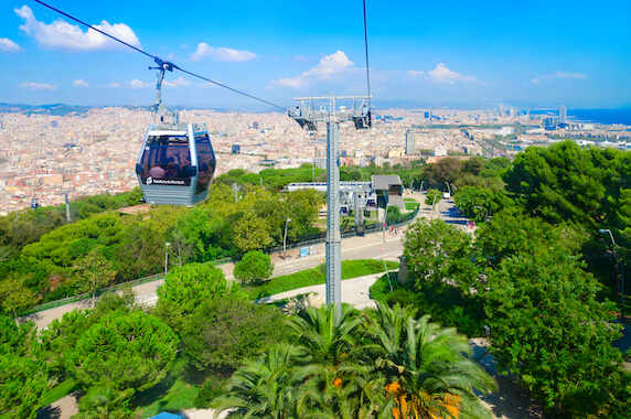 barcelone telepherique panorama vue montjuic catalogne monplanvoyage