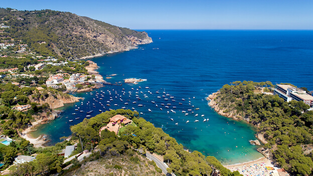 begur cote mer mediterranee plage crique catalogne monplanvoyage