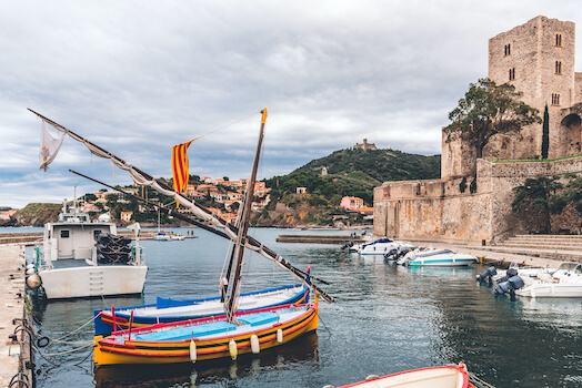 catalogne collioure port village bateau monplanvoyage