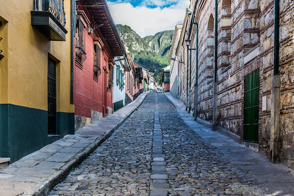 bogota candelaria quartier rue architecture colombie monplanvoyage