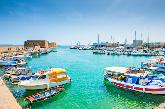 heraklion port bateau crete monplanvoyage