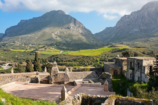 preveli monastere paysage gorge nature crete monplanvoyage