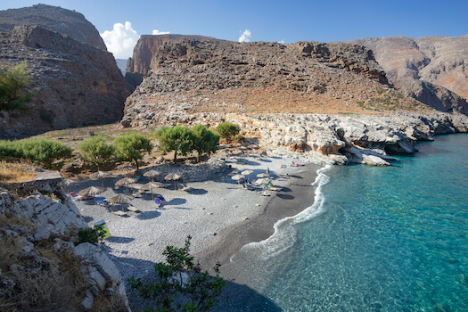 sfakia crete nature gorges plage beach crete monplanvoyage