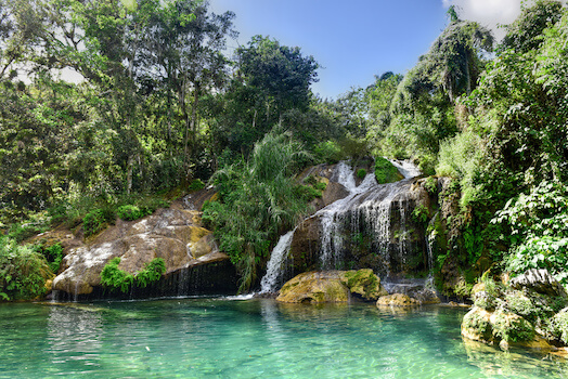 topes collantes parc nature cascade cuba monplanvoyage