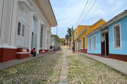 trinidad rue maison couleur cuba monplanvoyage