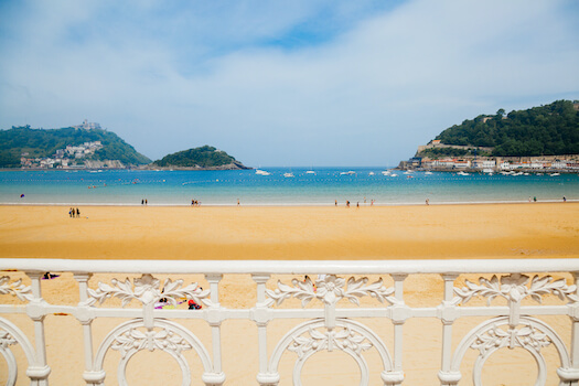 saint sebastien plage baie la concha pays basque espagne monplanvoyage