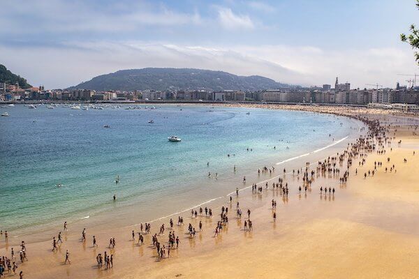saint sebastien plage la concha baie espagne monplanvoyage