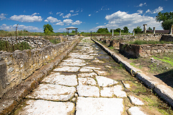 dion rue site archeologie grece monplanvoyage