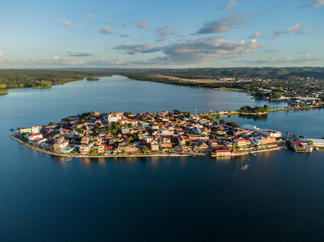 flores vue panorama paysage guatemala monplanvoyage