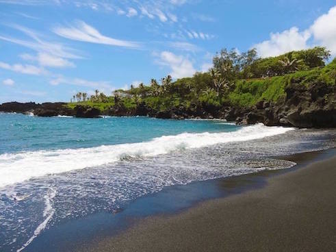 maui sable noir hawaii monplanvoyage
