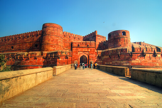 agra fort gres rouge patrimoine rajasthan inde monplanvoyage