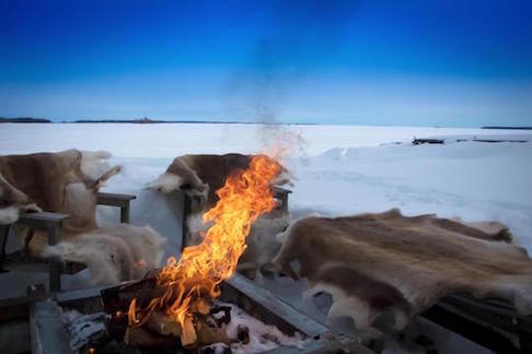 laponie feu finlande monplanvoyage