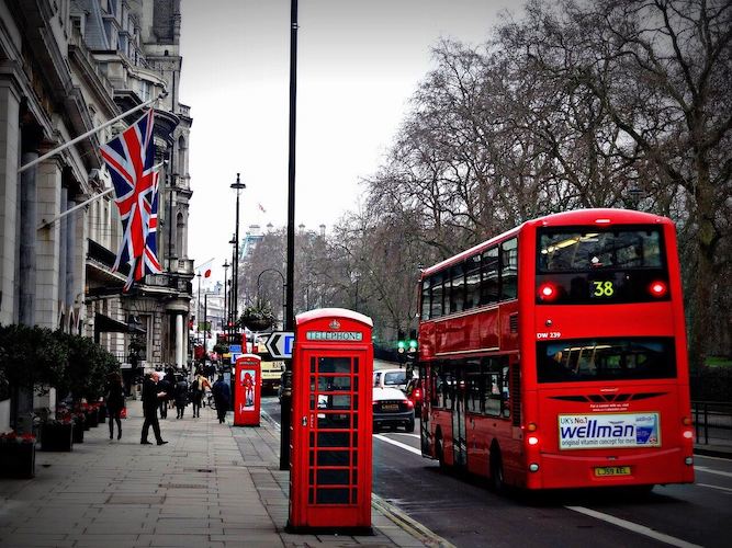 Londres bus rue angleterre royaume uni monplanvoyage