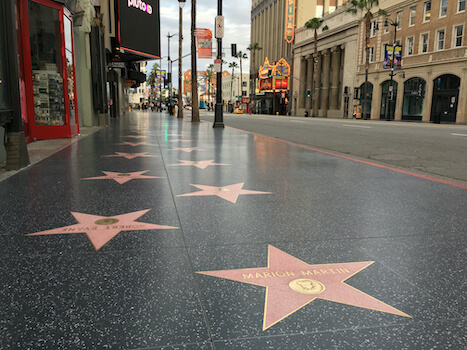 los angeles hollywood cinema walk of fame etoile art californie etats unis monplanvoyage