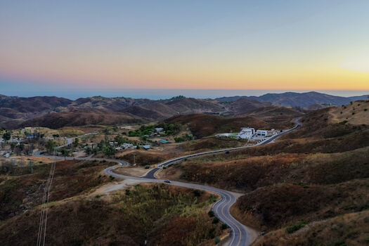 los angeles mulholland route paysage hollywood californie etats unis monplanvoyage