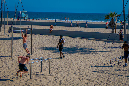 los angeles santa monica muscle beach sport californie etats unis monplanvoyage 2