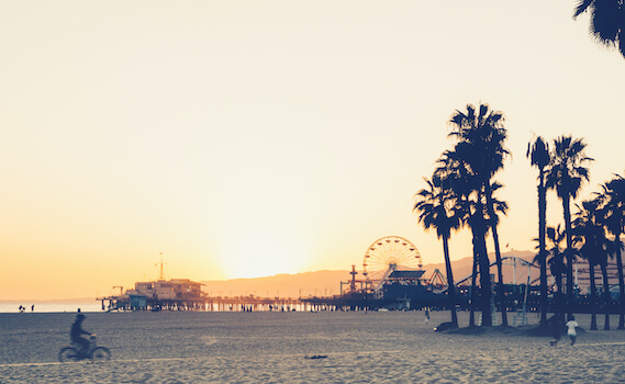 los angeles santa monica plage beach pier attraction californie etats unis monplanvoyage