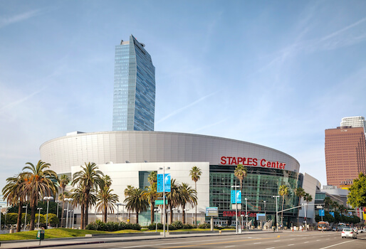 los angeles stade staple center californie etats unis monplanvoyage