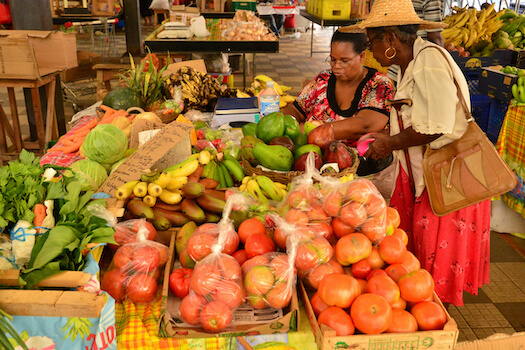 fort de france marche food cuisine martinique monplanvoyage