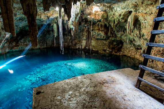 merida cenote cuzama eau baignade yucatan mexique monplanvoyage