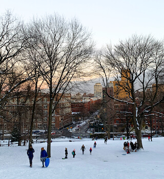 harlem hiver neige new york etats unis monplanvoyage