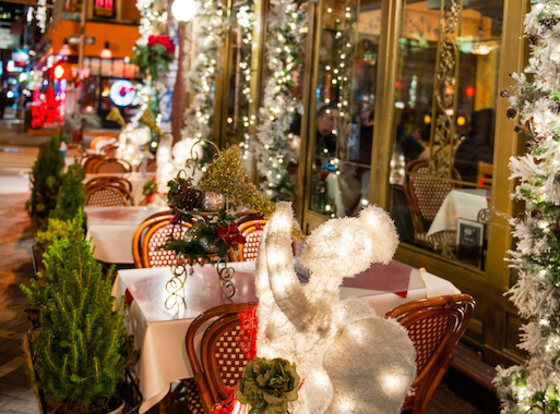 little italy christmas noel restaurant food new york etats unis monplanvoyage