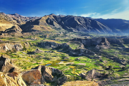 colca canyon paysage terrasse perou monplanvoyage