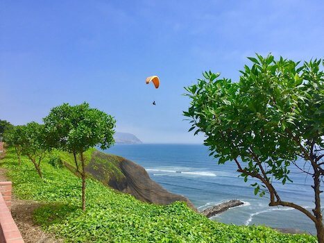 lima miraflores parc cote parapente perou monplanvoyage