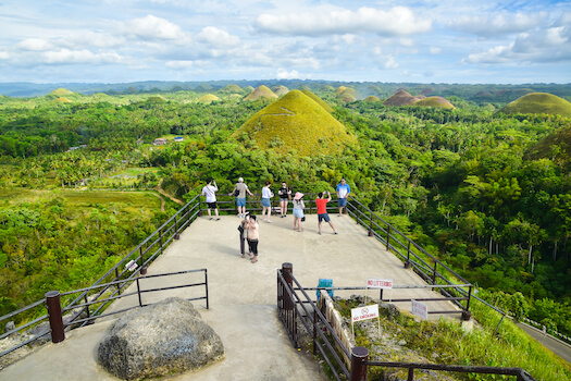 bohol ile geologie hills nature foret philippines archipel monplanvoyage