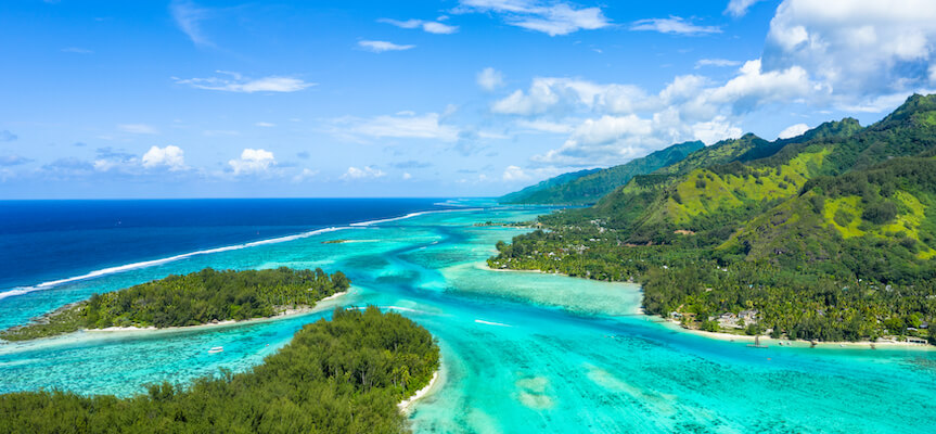 tahiti lagon eau turquoise plage snorkeling polynesie monplanvoyage