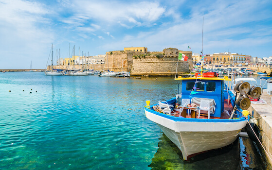 gallipoli port bateau salento pouilles italie monplanvoyage