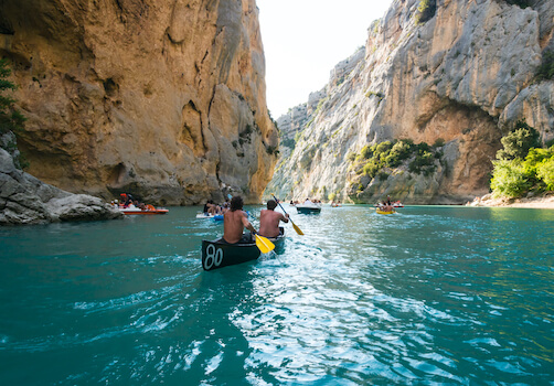 verdon gorge kayak sport nautique nature provence france monplanvoyage