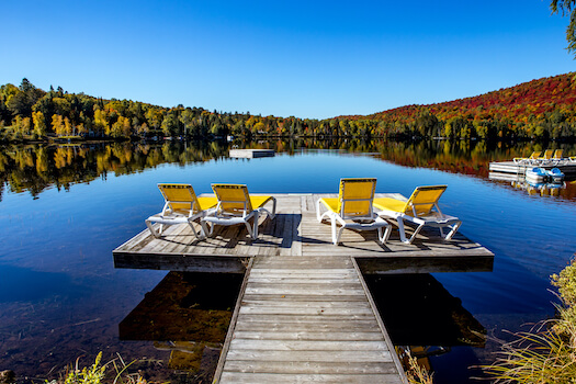 laurentide parc lac nature vue panorama quebec canada monplanvoyage